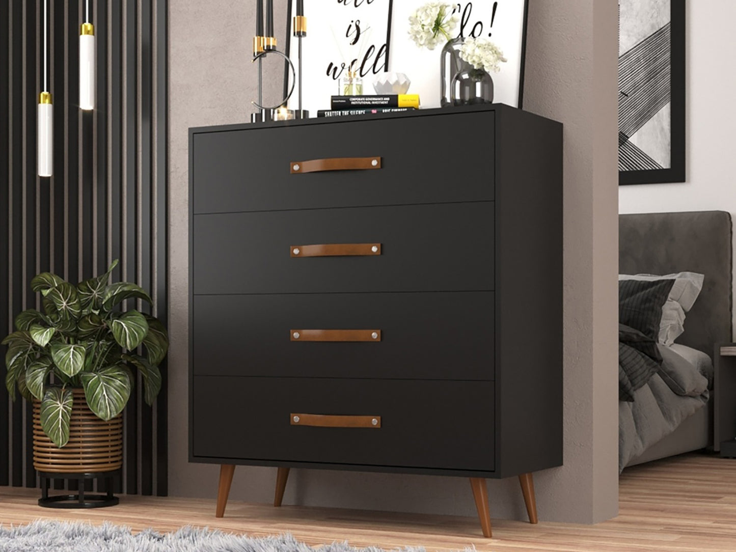 Cómoda Brasil 4 Puertas