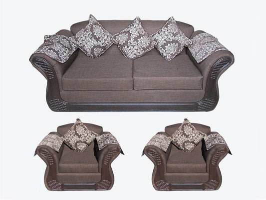 Juego living Irlanda Choco 2.1.1 TELA