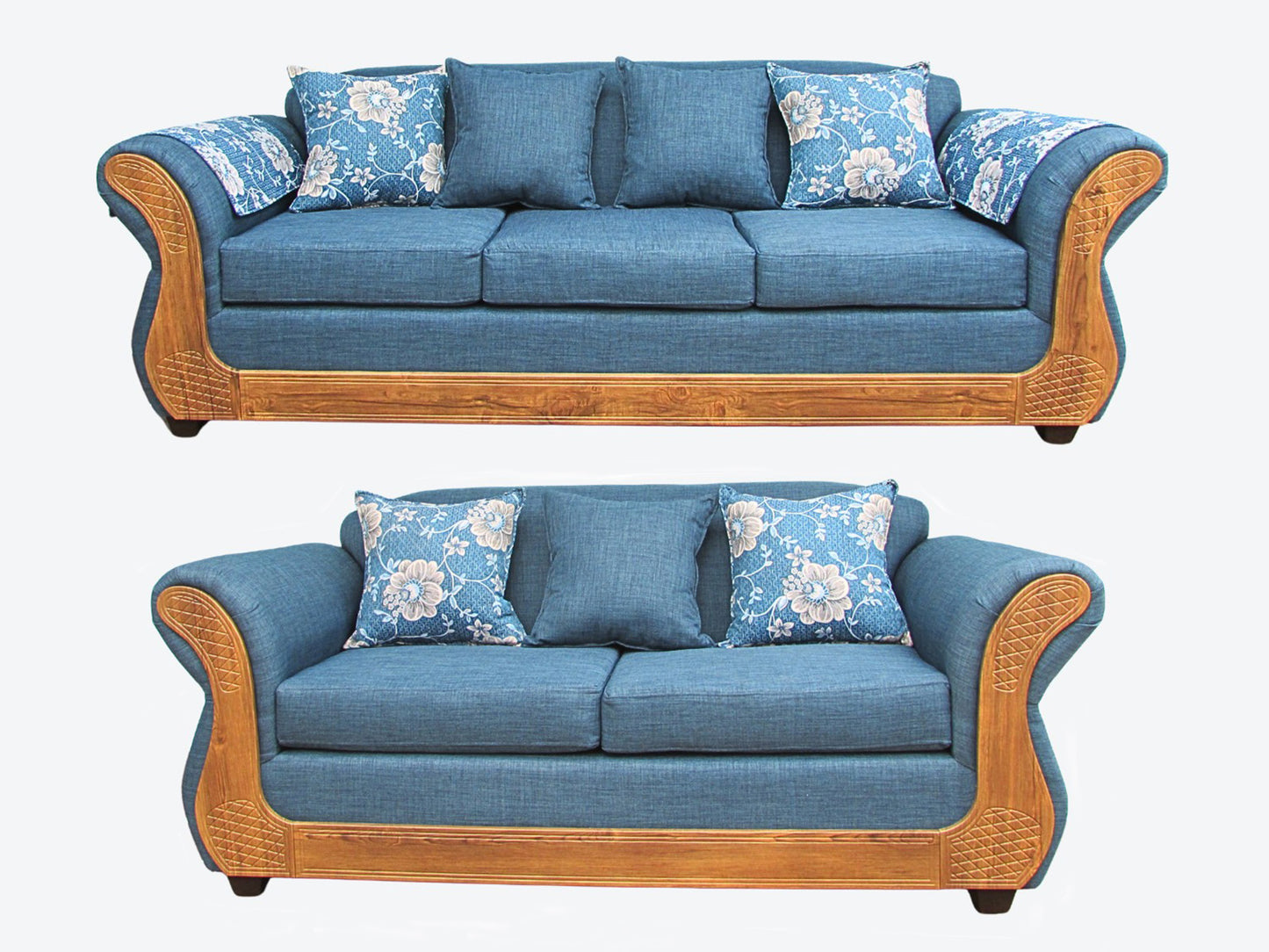 Juego living Irlanda Miel 3.2 TELA