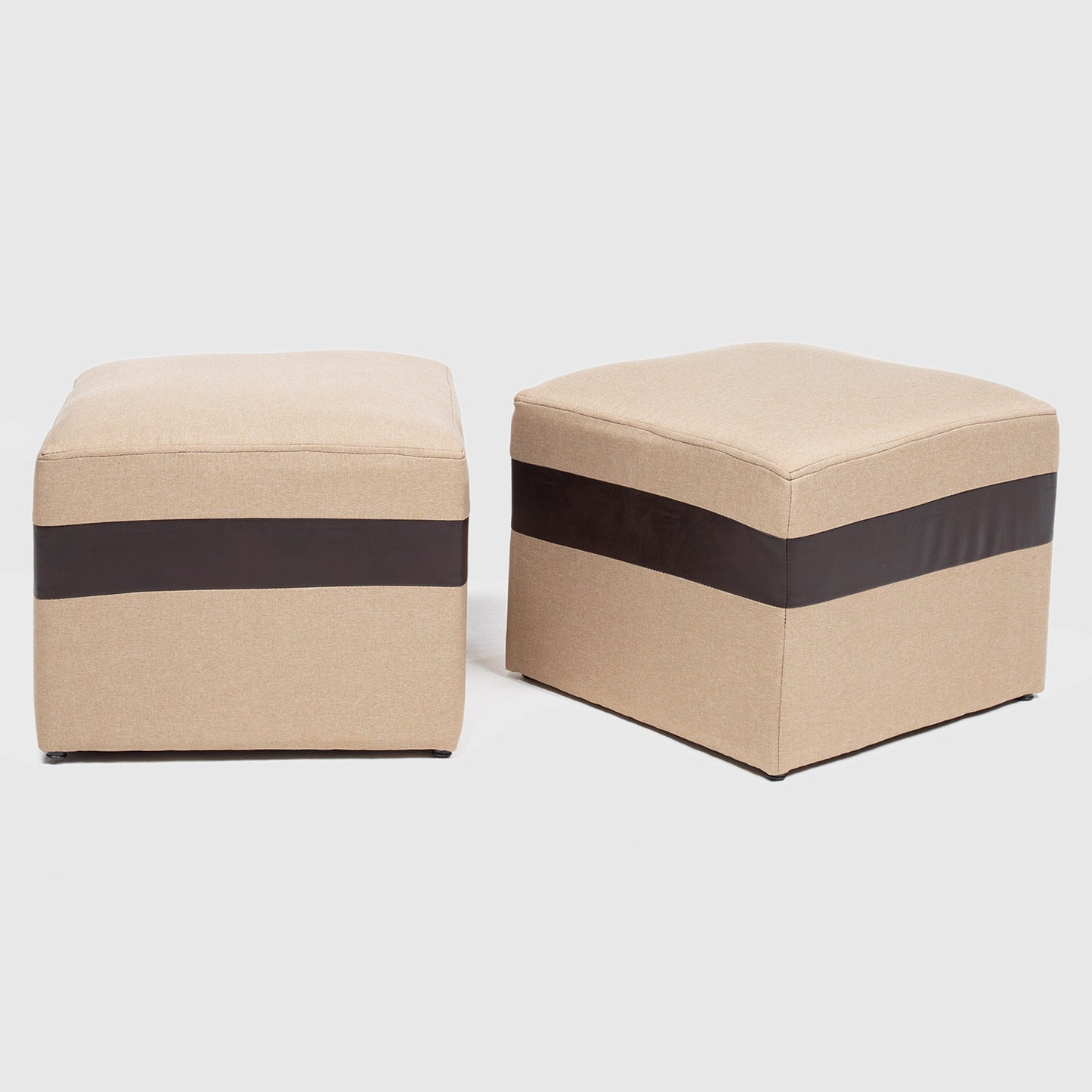 Sofá París + 2 pouf PU/TELA