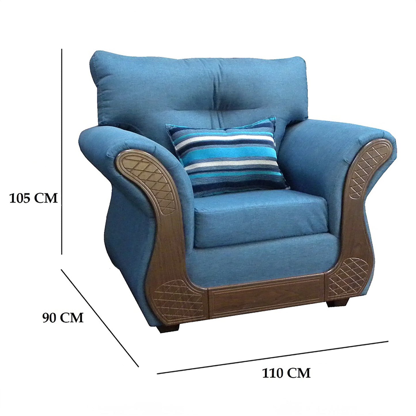 Juego living Atlanta 3.1.1 TELA