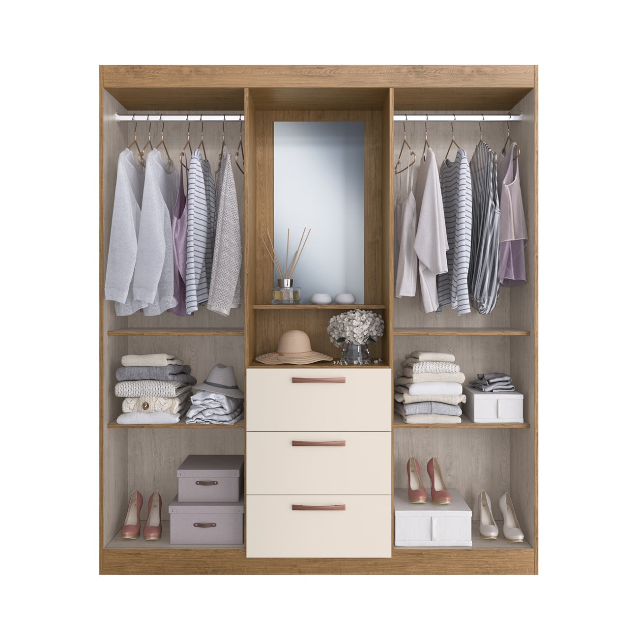 Closet Uruguay 4 Ptas 3 Cajones