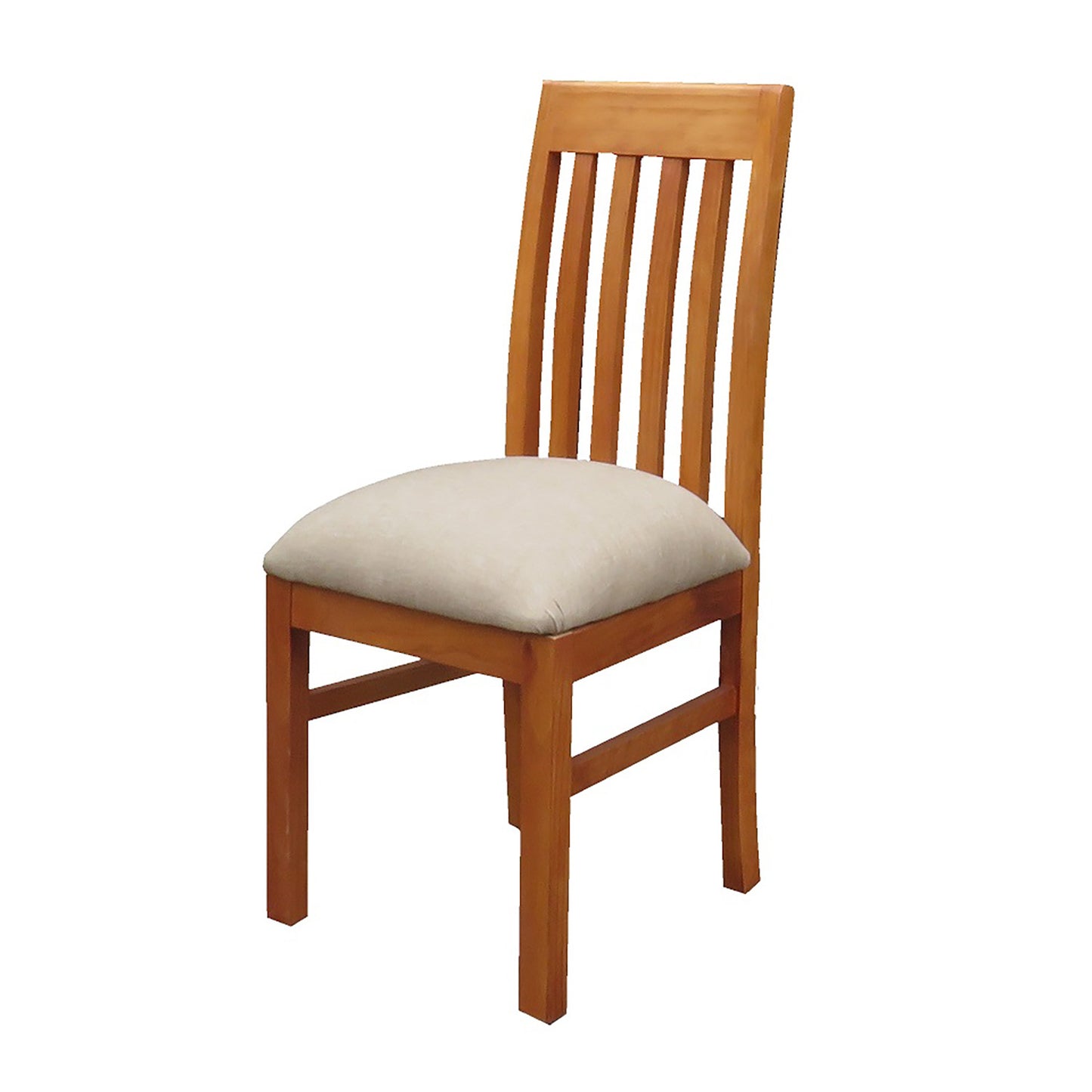 Comedor Ema miel 4 sillas  madera/vidrio