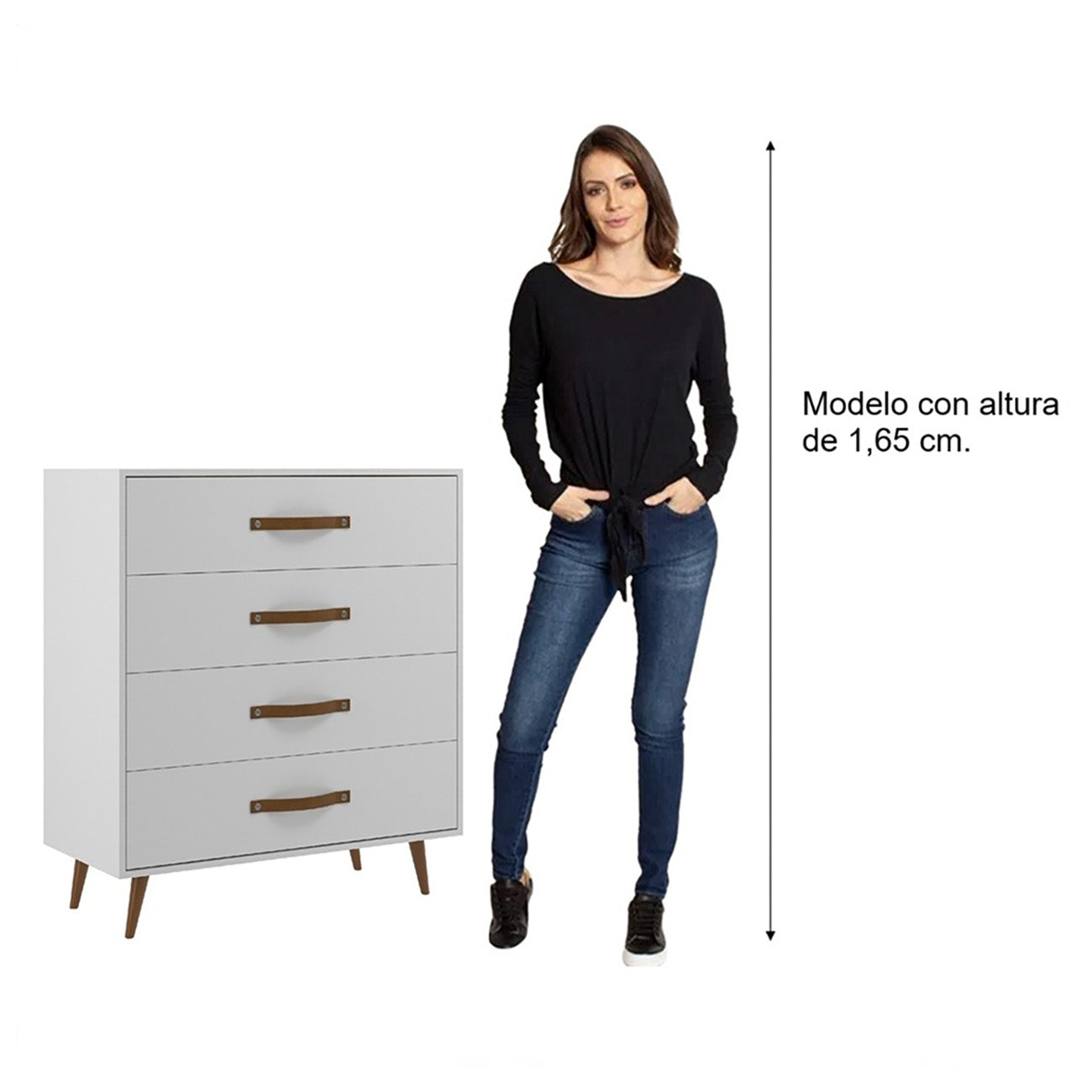 Cómoda Brasil 4 Puertas