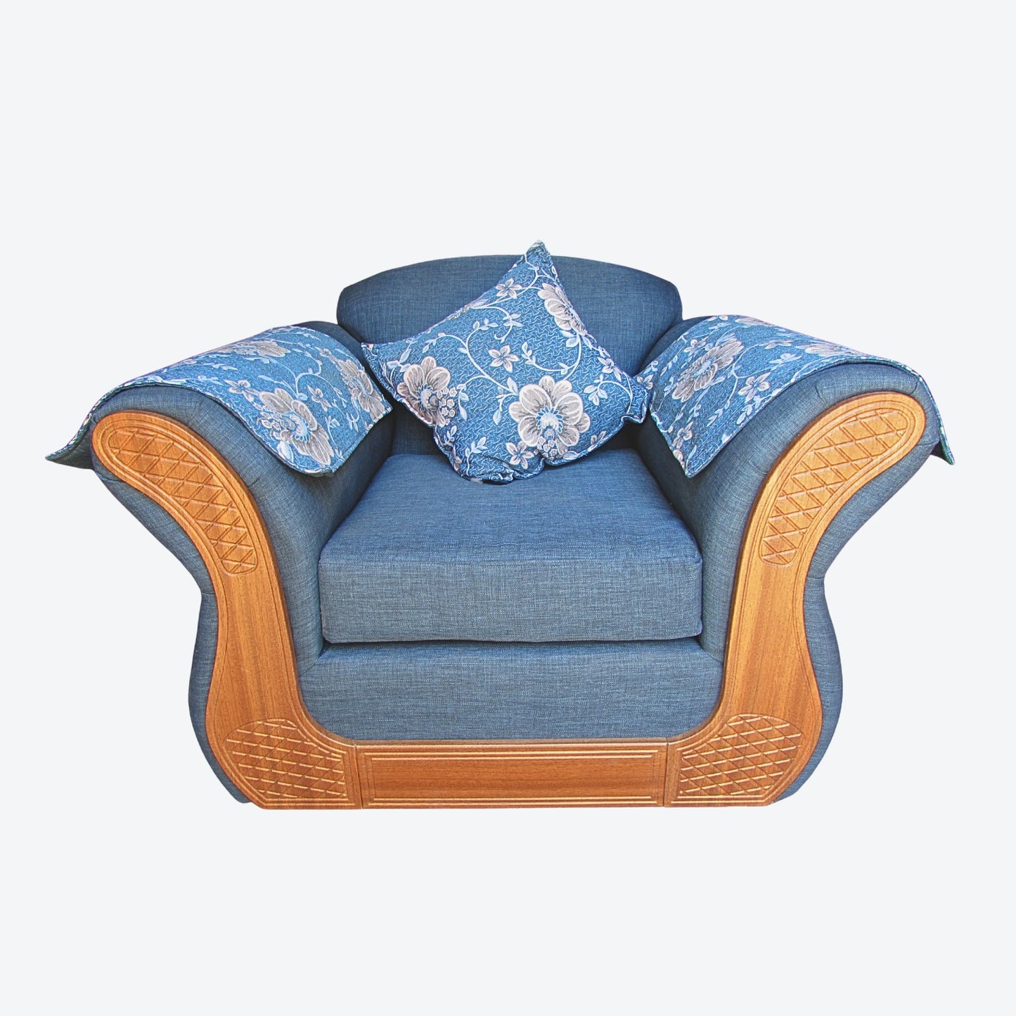 Juego living Irlanda Miel 3.1.1 TELA