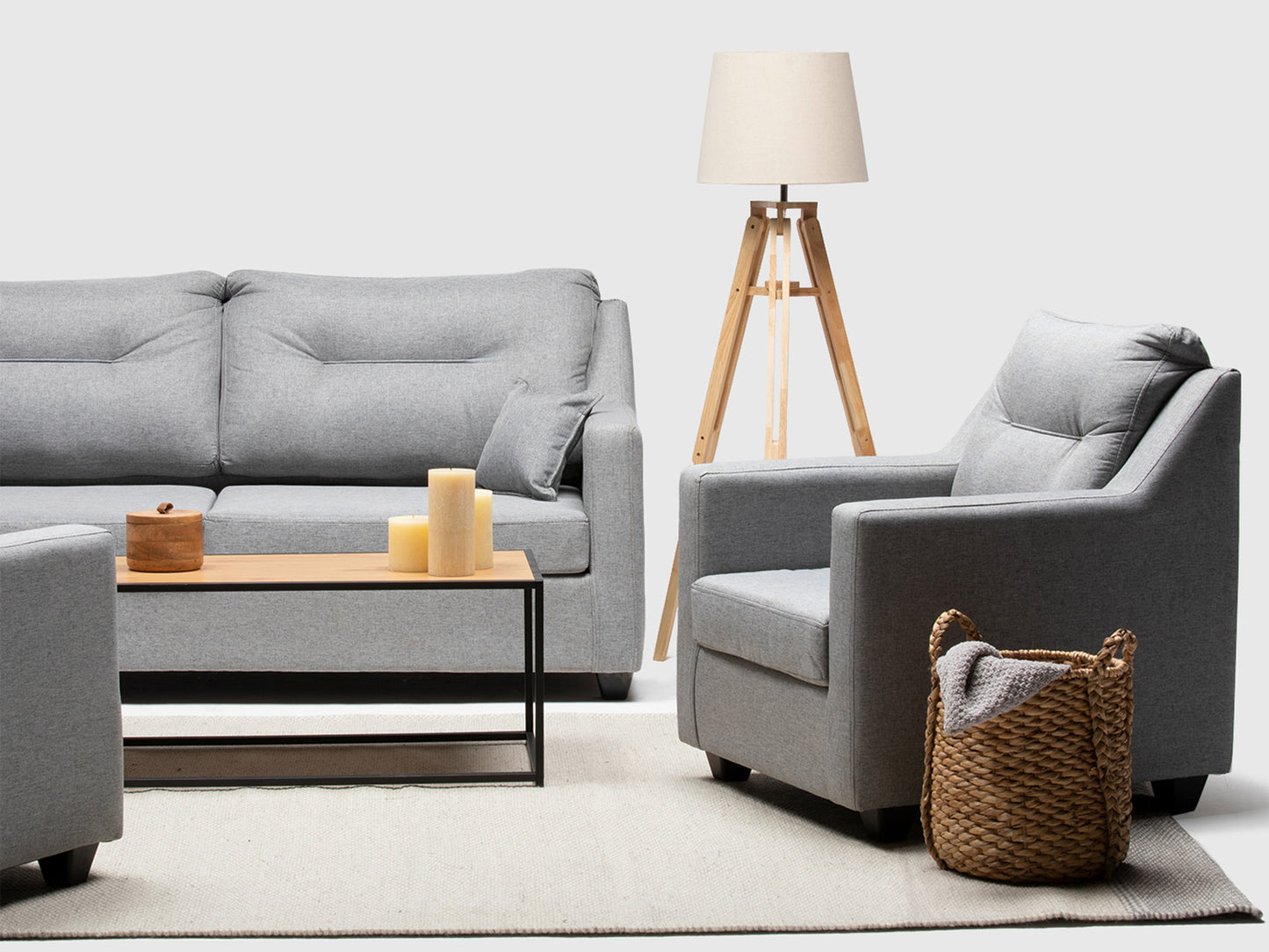 Juego living Noruega 2.1.1 TELA