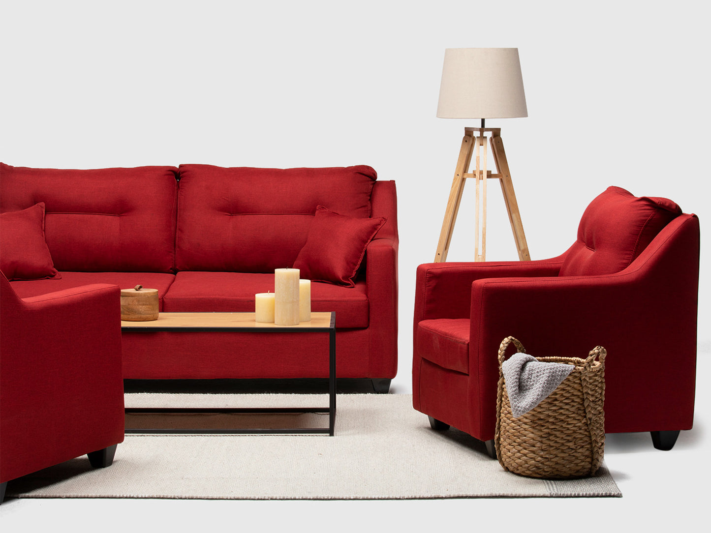 Juego living Noruega 2.1.1 TELA