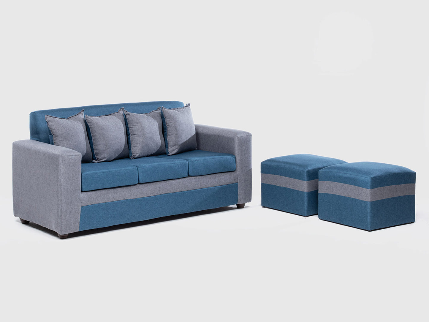 Sofá París + 2 pouf TELA