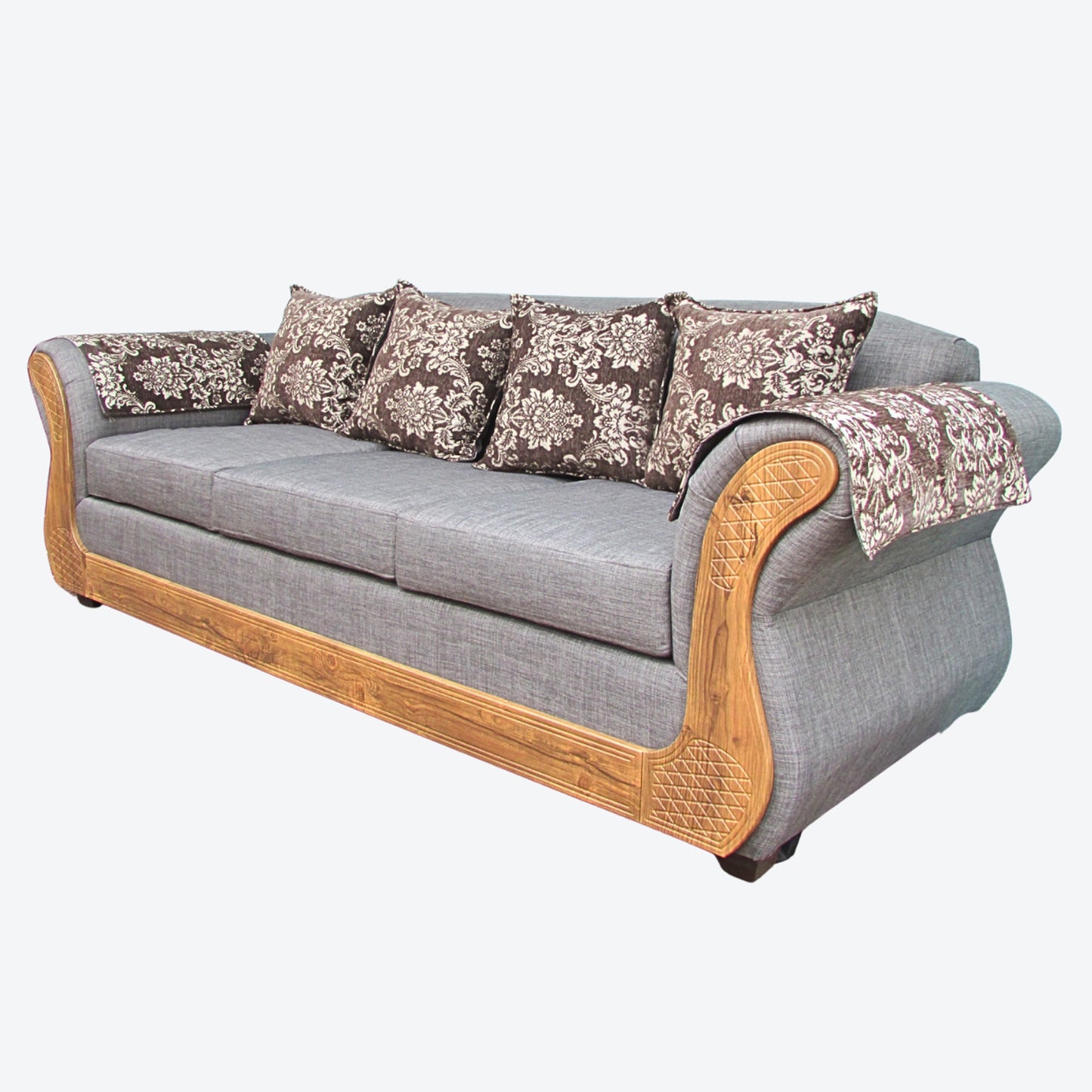 Juego living Irlanda Miel 3.2 TELA