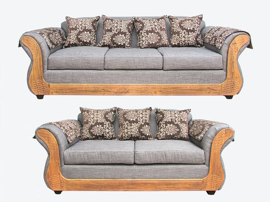 Juego living Irlanda Miel 3.2 TELA