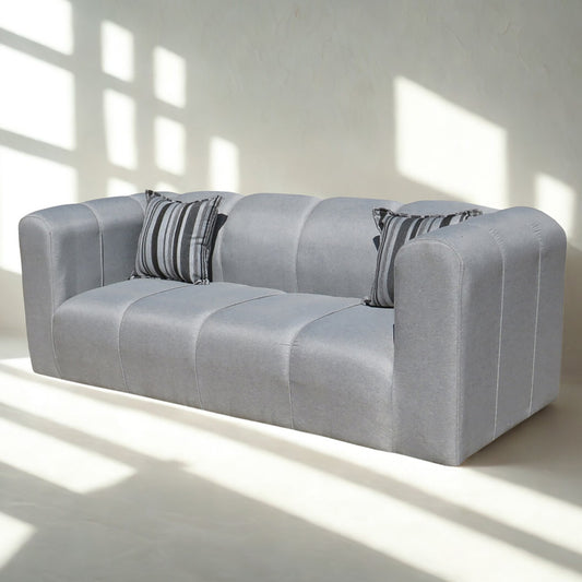 Sofá Alejandra + 2Pouf TELA